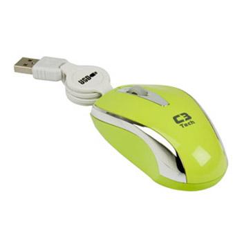 MINI MOUSE C3TECH MS2209-2R GSI OPT RETR USB - ESGOTADO